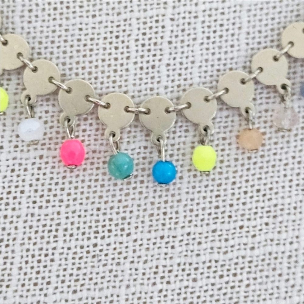 Ann Taylor Gold Beaded Necklace - Picture 2 of 9
